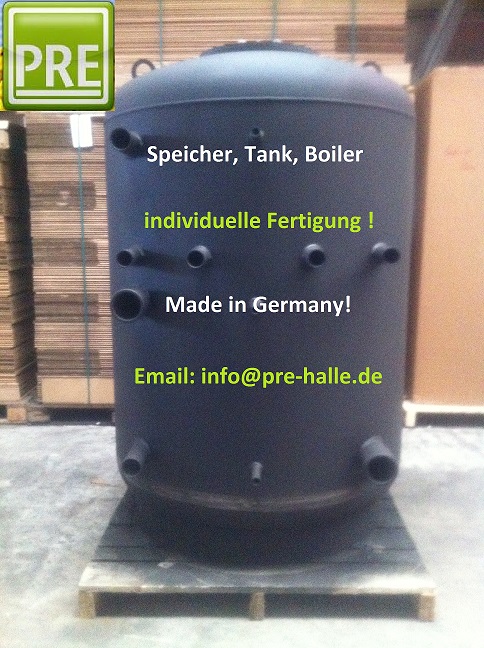 Pufferspeicher, Speicher, prehalle, sonderbau, stahl, edelstahl, heizung, solar, kamin, ofen wärmepumpe, holzvergaser, bhkw, pelletofen, prehalle, atmos, HVS, Vergaser, fernwärme, Nahwärme, ing, heizungsbau, installateur, kaminkehrer, Schornsteinfeger, Stahl, Edelstahl, LG, installatie, tank, boiler, ochsner, halle
